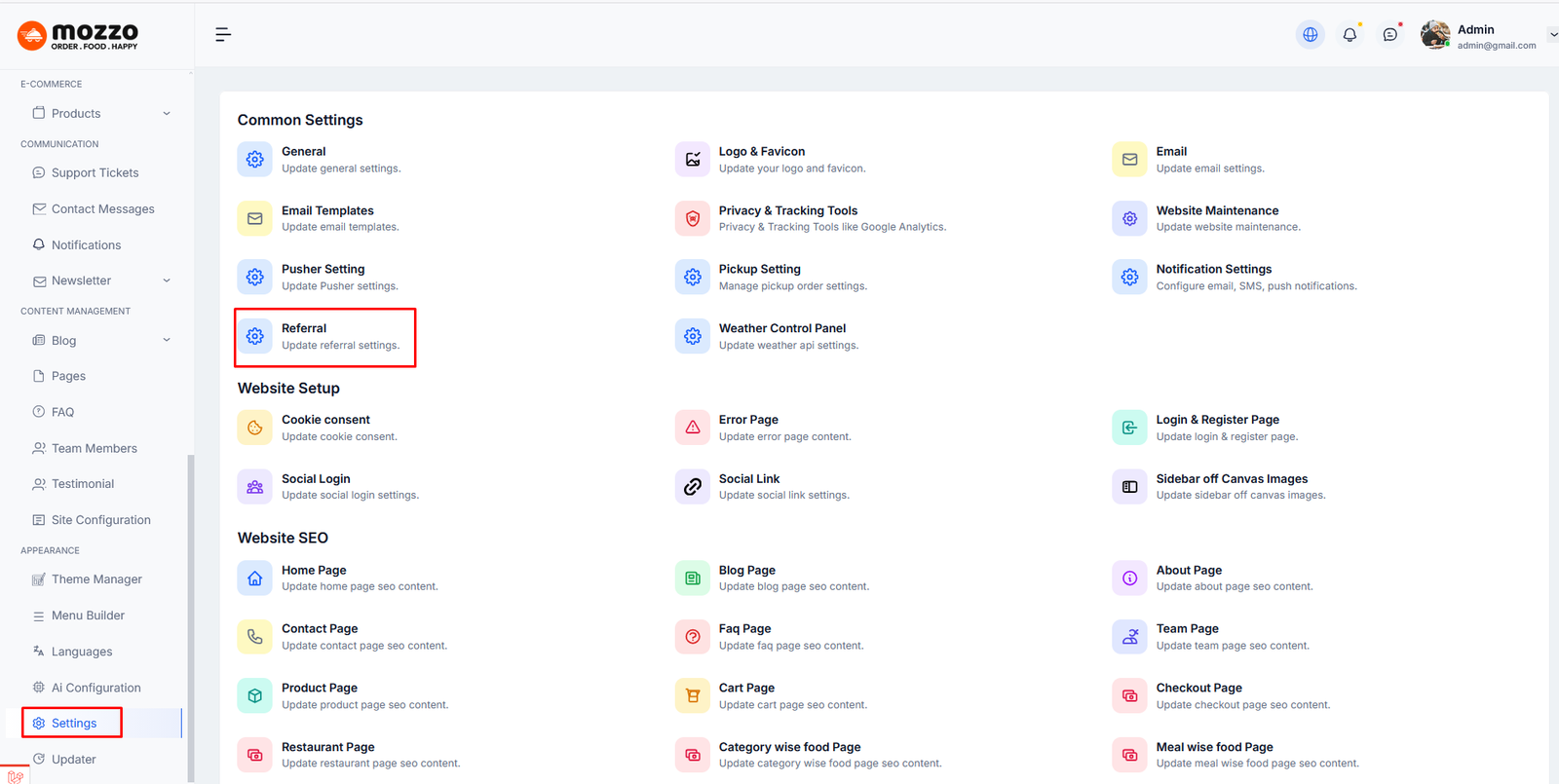 Welcome bonus configuration